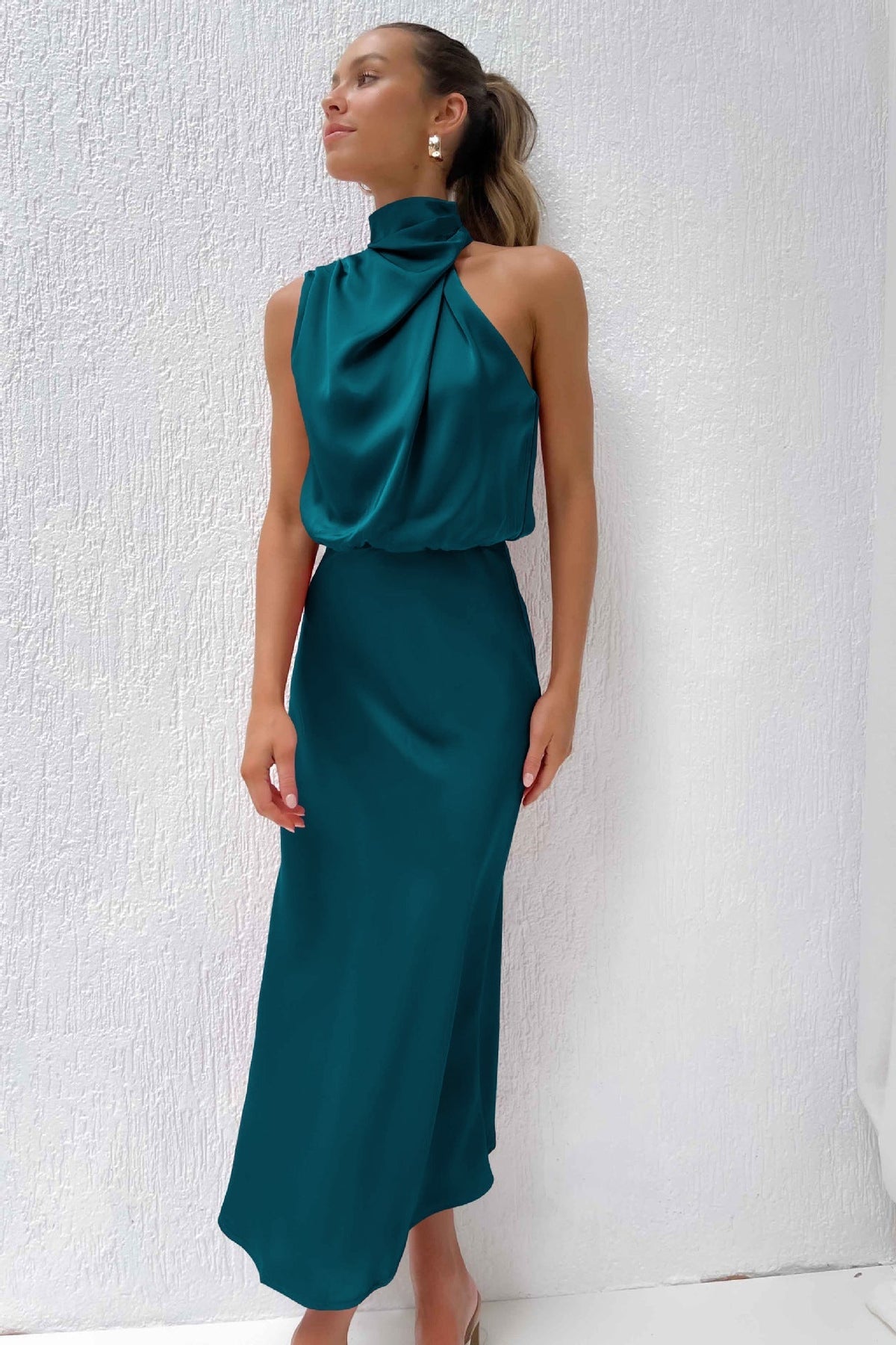 Violet™ | Robe drapée Sahara