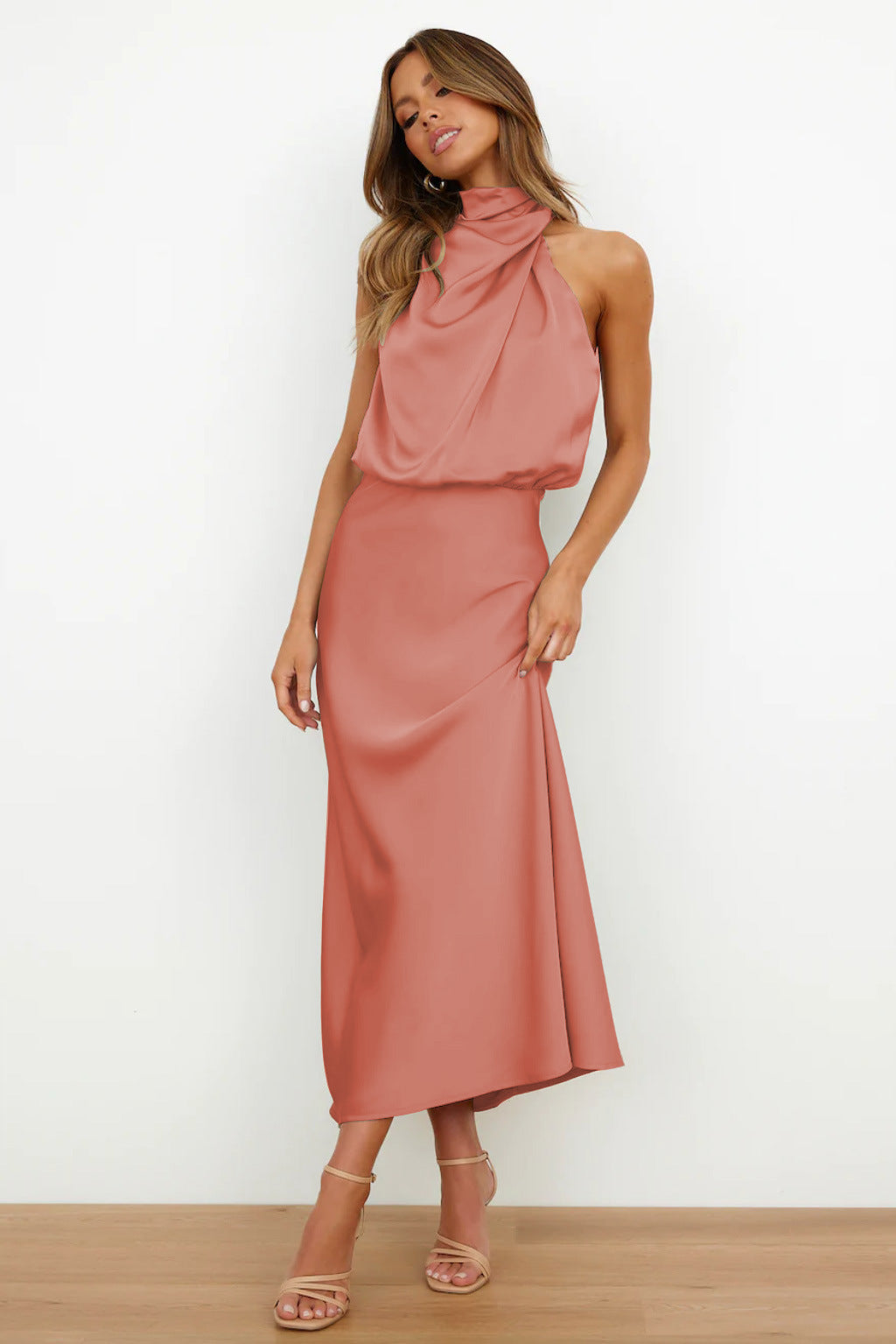 Violet™ | Robe drapée Sahara