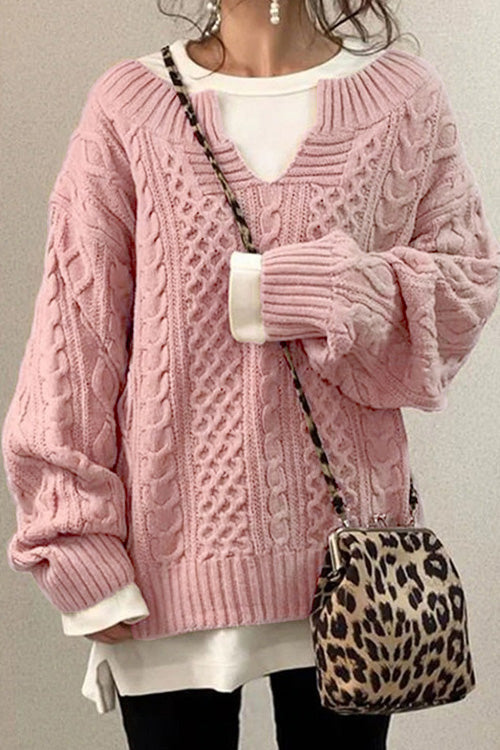 Marine™ | Pull avec col en V