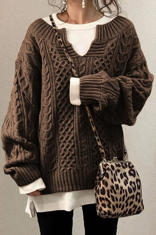 Marine™ | Pull avec col en V