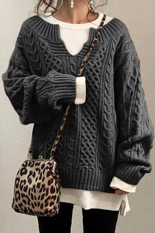 Marine™ | Pull avec col en V
