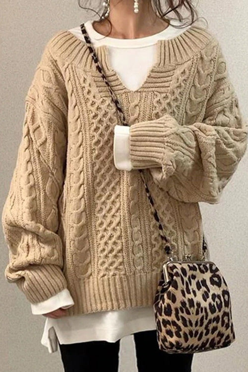 Marine™ | Pull avec col en V