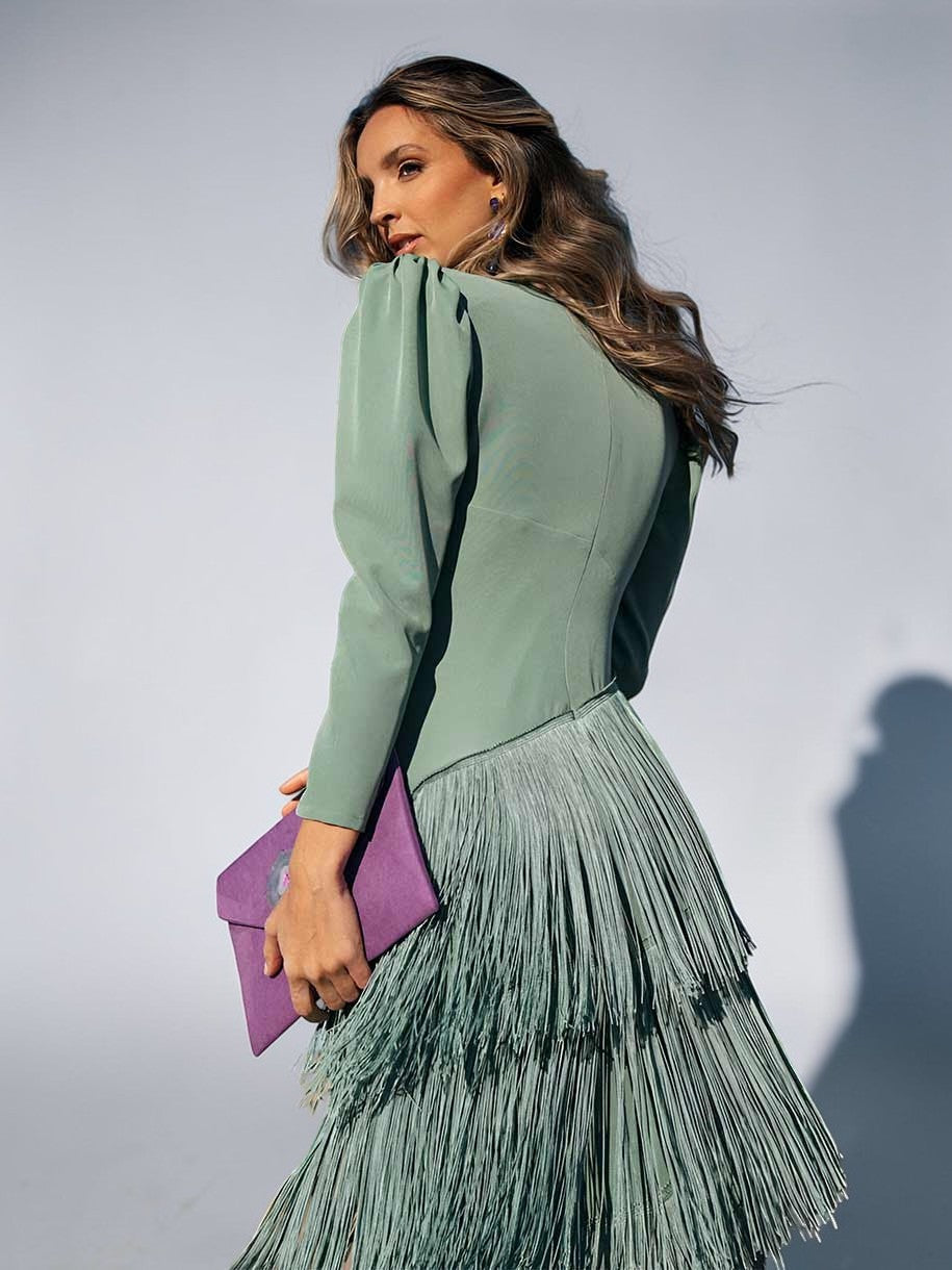 Sofia | Robe élégante à franges