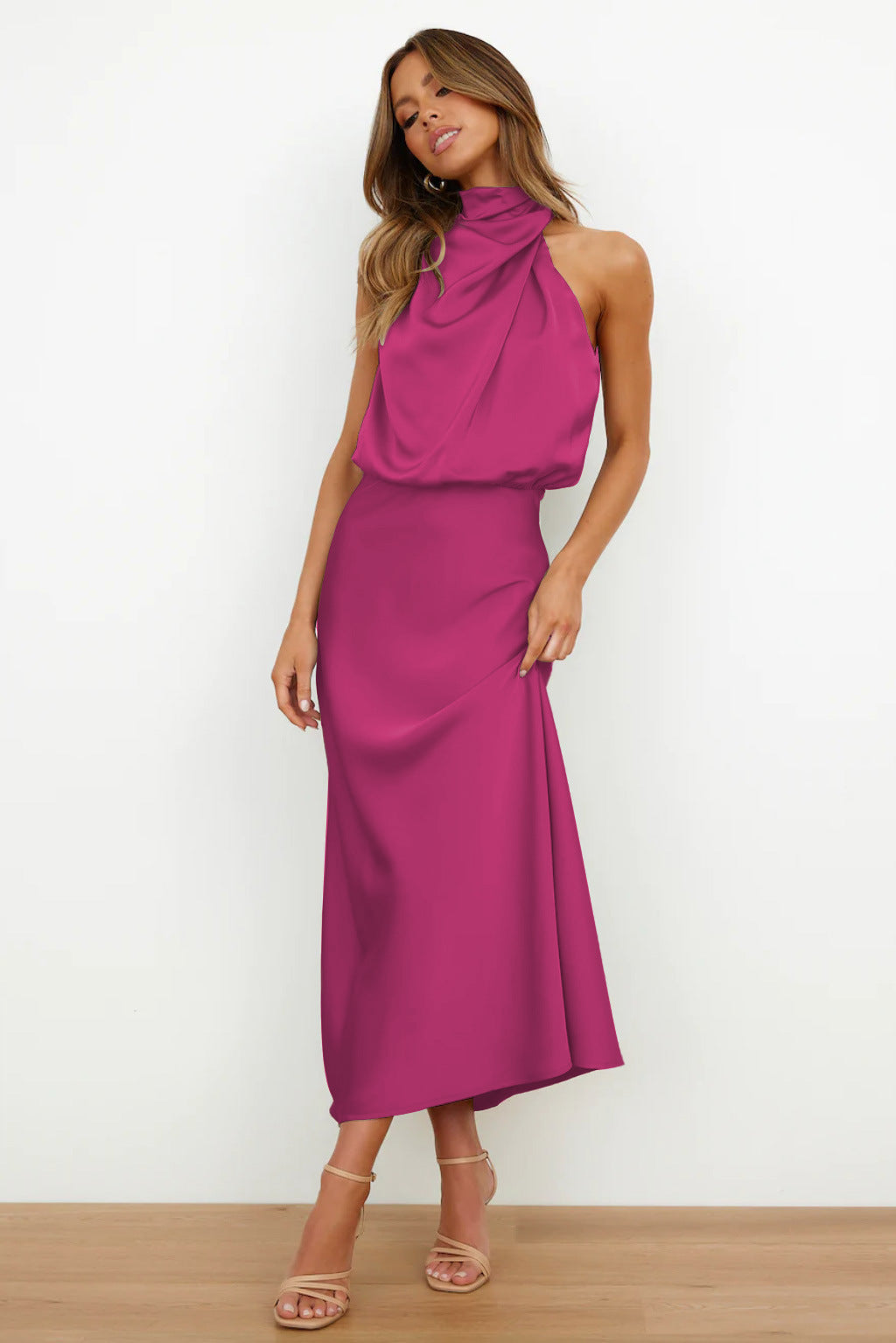 Violet™ | Robe drapée Sahara