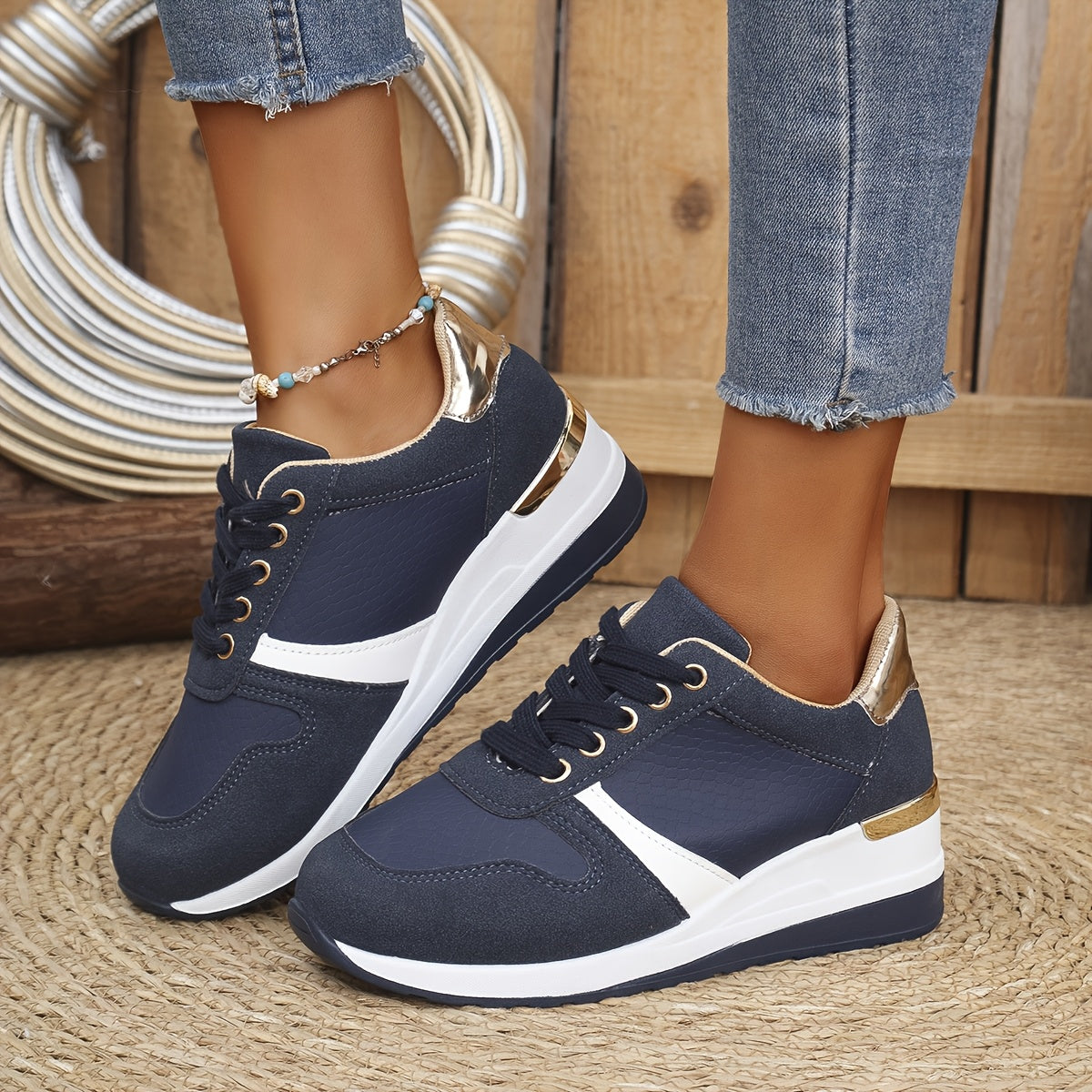 Chaussure Ellington à semelle talon compensé confort