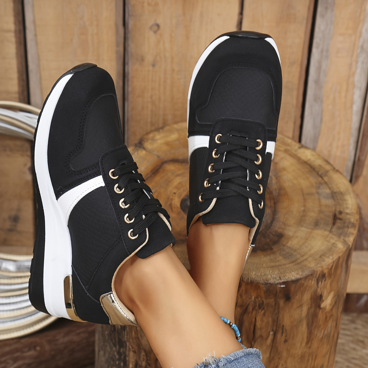 Chaussure Ellington à semelle talon compensé confort