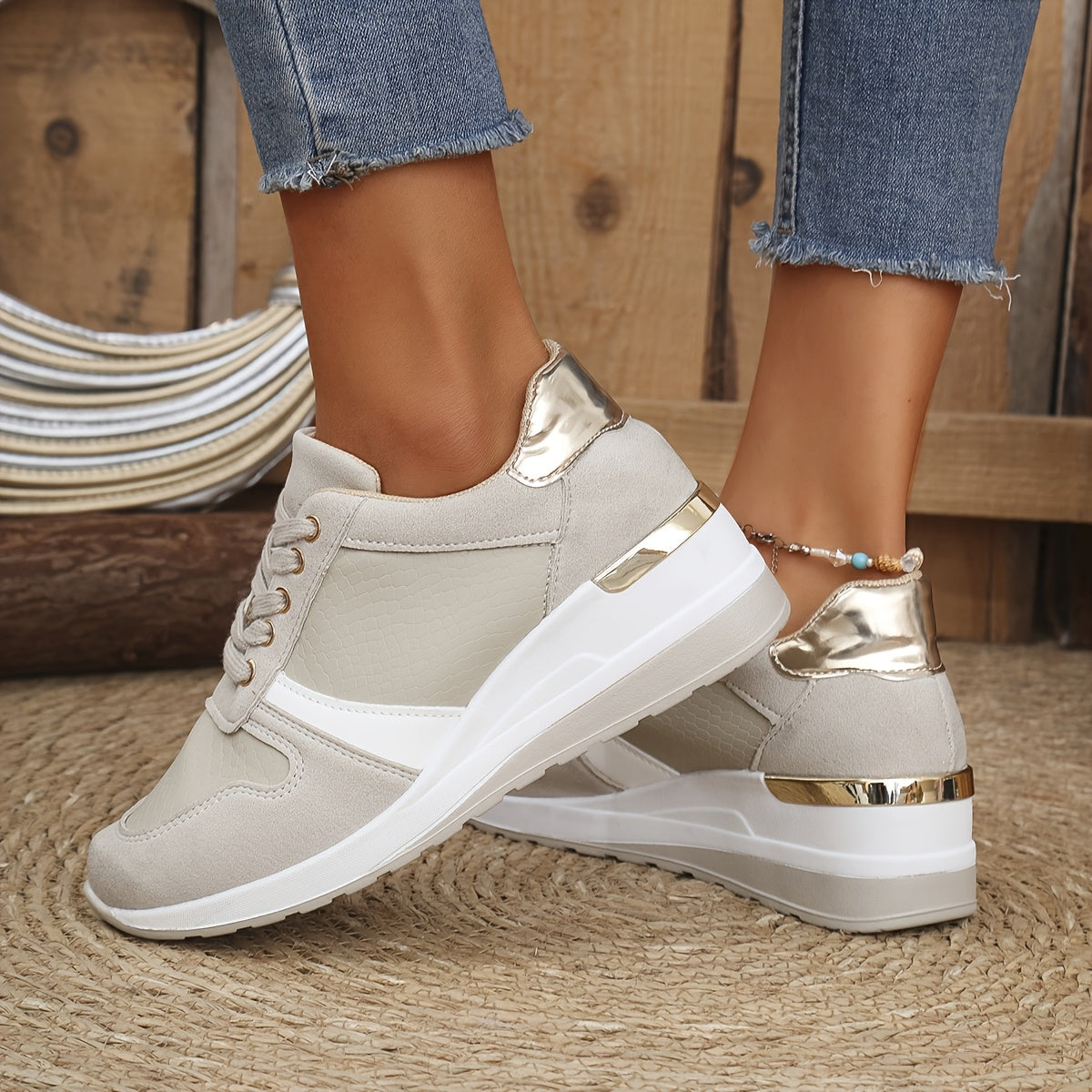 Chaussure Ellington à semelle talon compensé confort