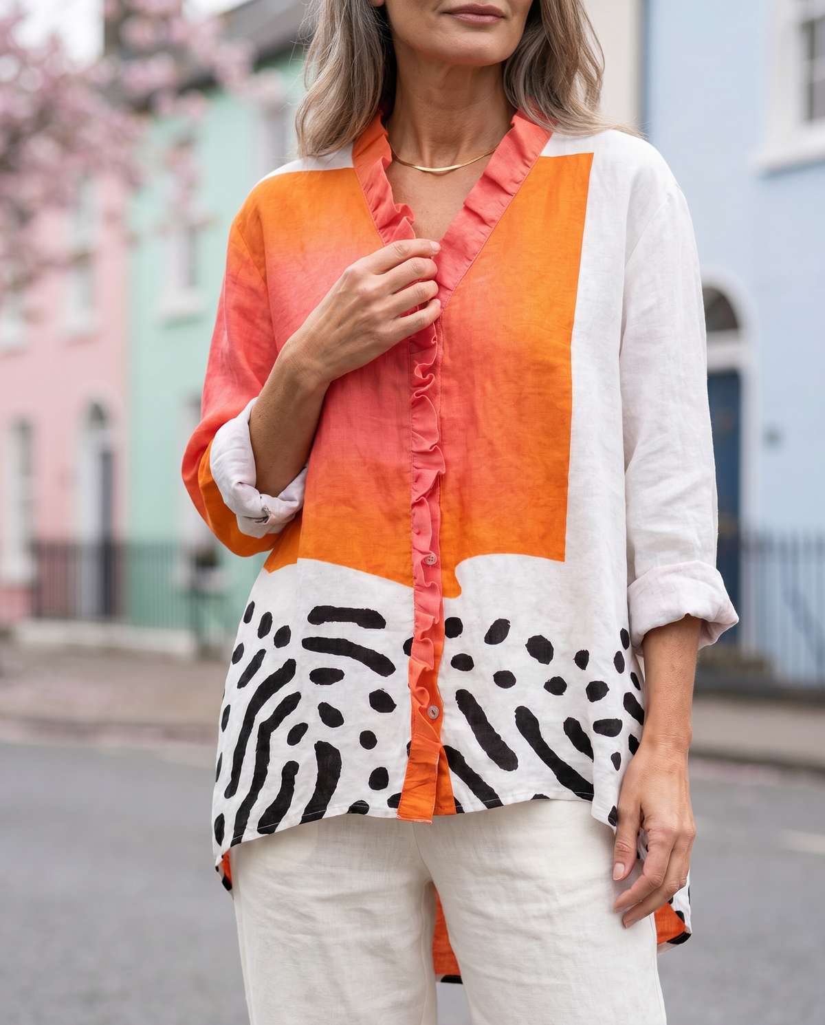 Melinda™ |  Blouse de printemps élégante
