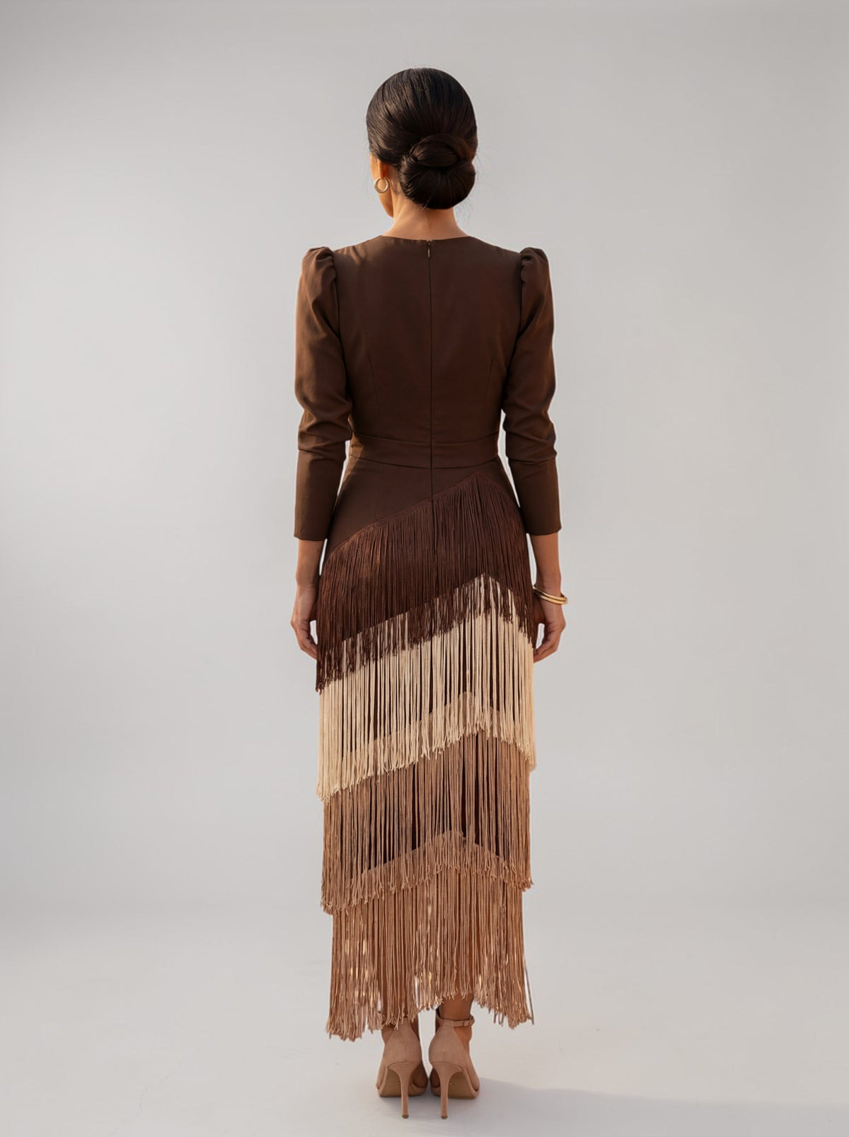 Sofia | Robe élégante à franges