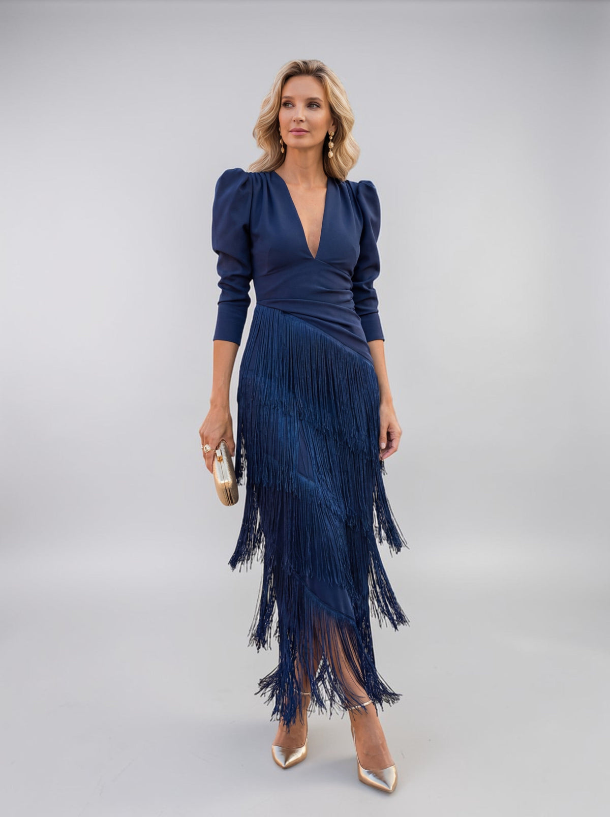 Sofia | Robe élégante à franges
