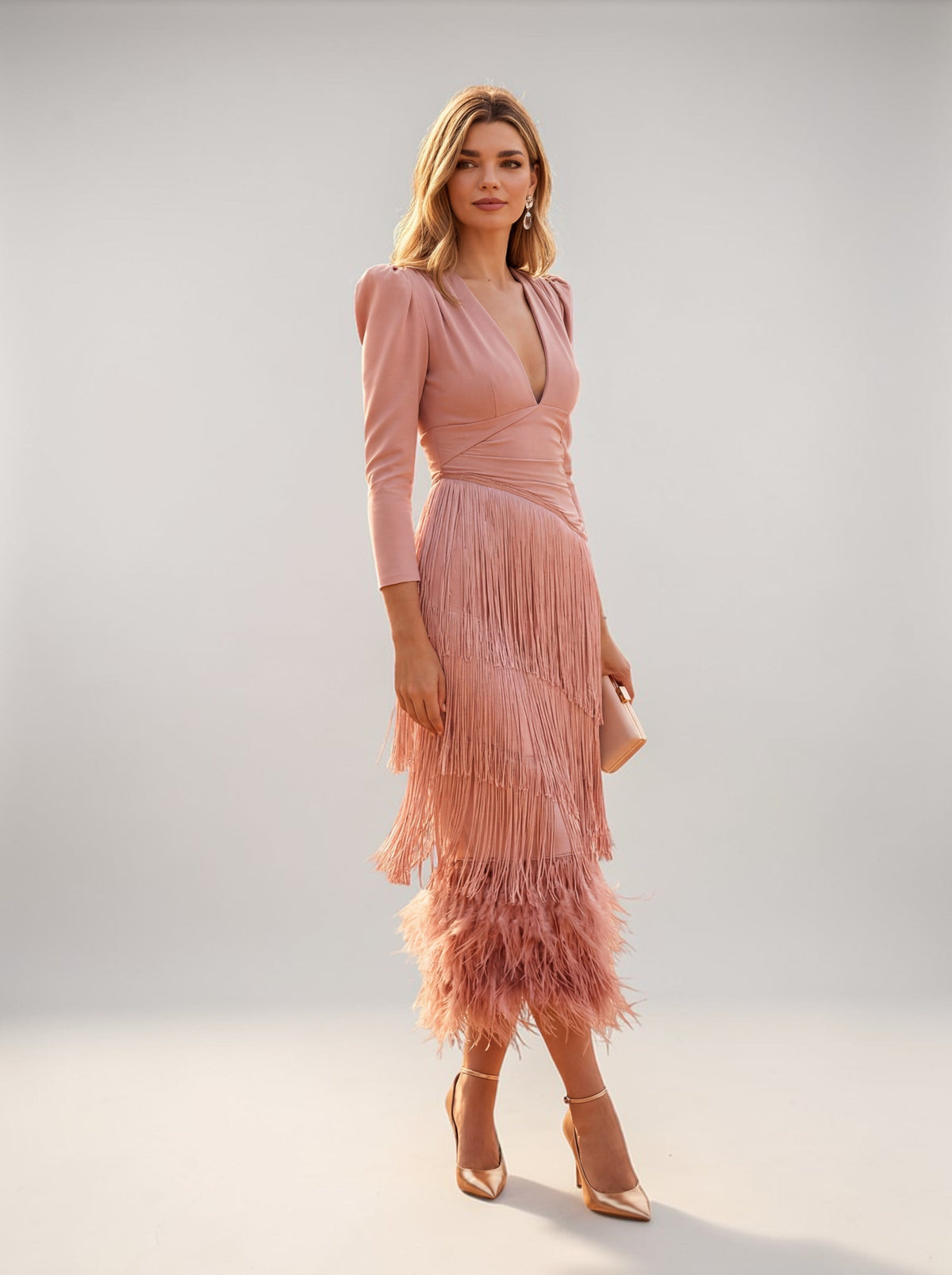 Sofia | Robe élégante à franges