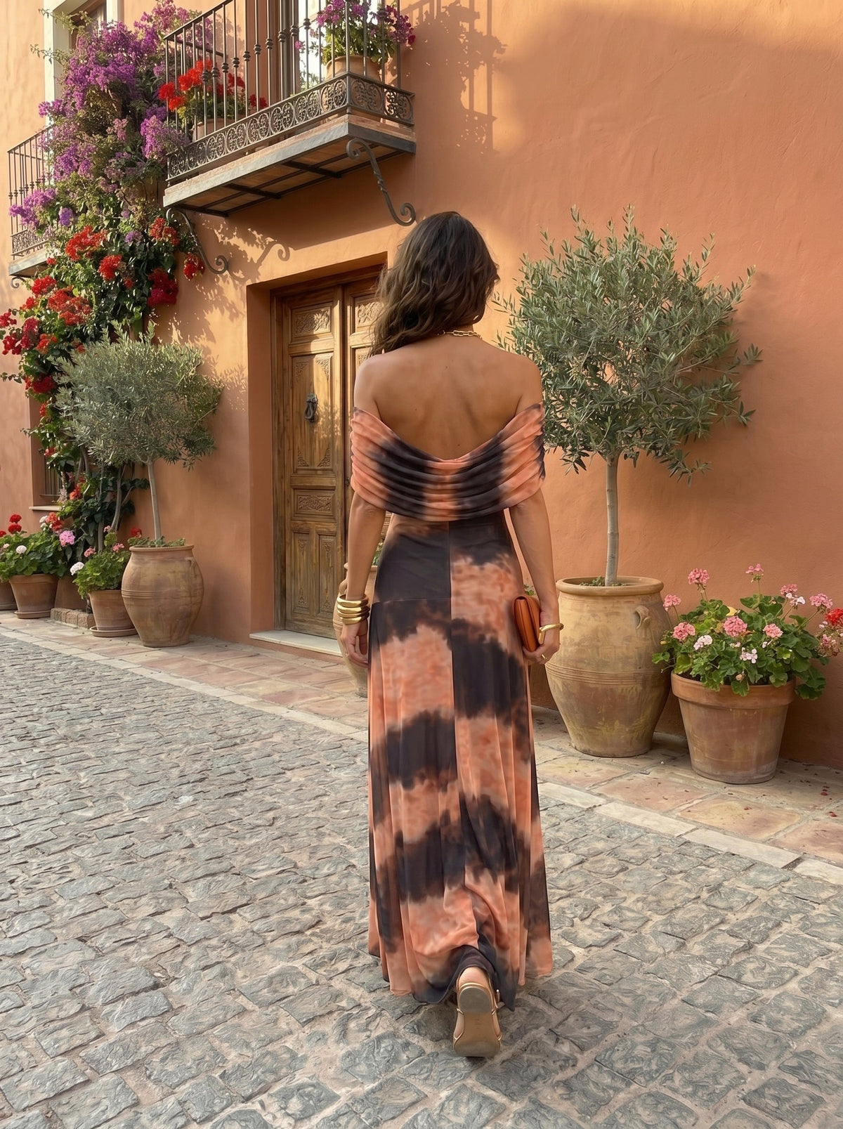 Solène | Robe élégant, bustier drapée minimaliste