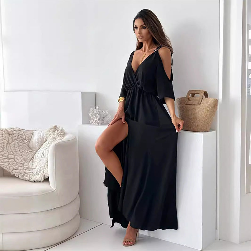 Olivia™ | Robe longue élégante avec fente