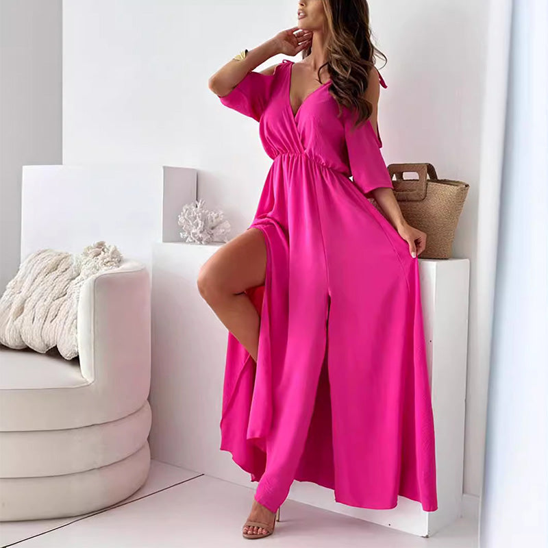 Olivia™ | Robe longue élégante avec fente