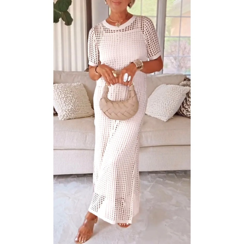 Bethany™ | Robe longue maxi ajourée + robe intérieure offerte